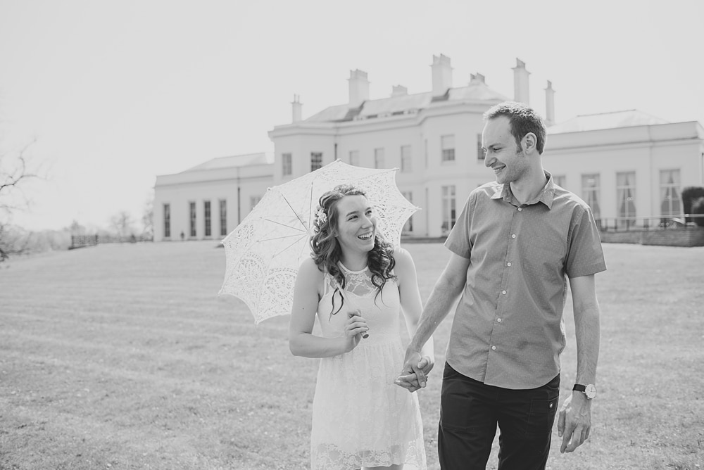hylands house engagement photos